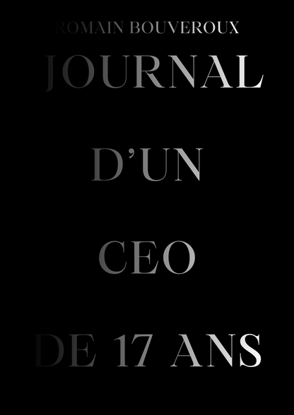 Journal d'un CEO de 17 ans / Livre numérique